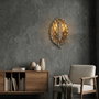 Opviq Lámpara de Pared de Metal Color de Antigüedad